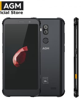 OFFICIAL AGM X3 JBL-Cobranding 5.99'' 4G Smartphone 8G+64G SDM845 Android 8.1 IP68 Waterproof Mobile Phone Dual BOX Speaker NFC