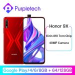 Google Play Honor 9X Kirin 810 7nm Octa core Smartphone 48MP Dual Camer
