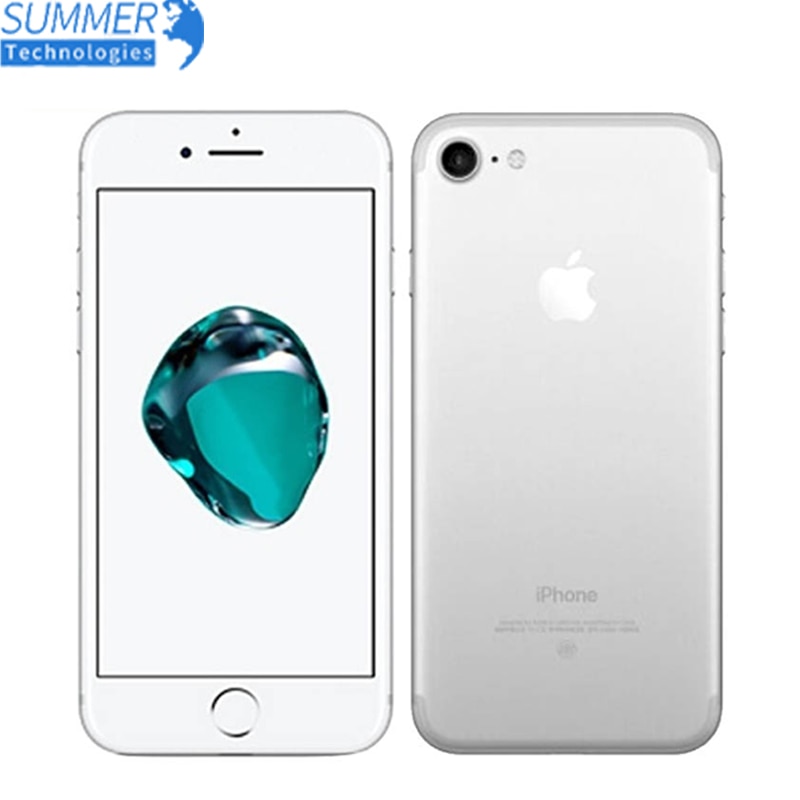 Original Apple iPhone 7 Mobile Phone 2GB RAM 32/128GB/256GB ROM Quad-Core 12.0MP Fingerprint touch ID Used Smartphone
