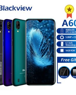 Blackview A60 Smartphone 4080mAh Android 8.1 13MP Dual Camera Cellphone MT6580A Quad core 6.1"Waterdrop Screen Mobile Phone A 60