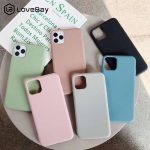 Lovebay Candy Color Silicone For iPhone 11 Case For iPhone 7 8 6 6s Plus 11 Pro X XR XS Max Phone Case Plain Soft TPU Back Cover