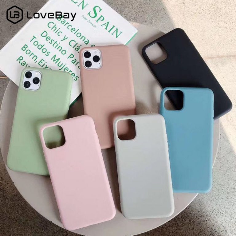 Lovebay Candy Color Silicone For iPhone 11 Case For iPhone 7 8 6 6s Plus 11 Pro X XR XS Max Phone Case Plain Soft TPU Back Cover Lovebay Candy Color Silicone For iPhone 11 Case For iPhone 7 8 6 6s Plus 11 Pro X XR XS Max Phone Case Plain Soft TPU Back Cover