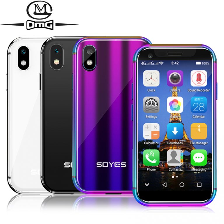SOYES XS Mini 4G Smartphone - Compact, Dual SIM with Face ID and Google Play SOYES XS Mini 4G Smartphone with 3.0-inch screen, Face ID, Dual SIM, and Android 6.0.
