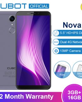 Cubot Nova Android 8.1 18:9 Full Screen 3GB 16GB Dual 4G Dual Sim Celular 5.5" MT6739 Quad-Core Smartphone 4G LTE Telefone