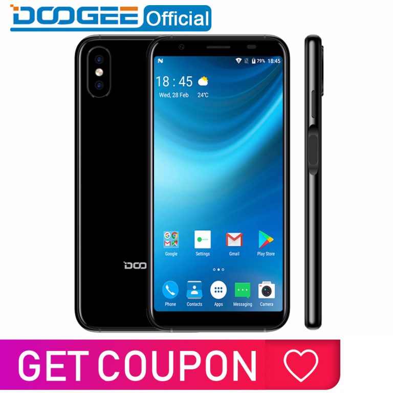 DOOGEE X55 Smartphone 5.5'' 18:9 HD Quad Core 16GB ROM Dual Camera