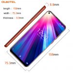 4G Mobile Phone OUKITEL C17 Android 9.0 Smartphone 6.35'' Face ID Fingerprint