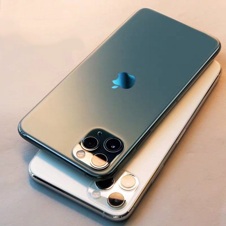 iPhone 11 Pro Case Luxury Laser Plating Soft Semi-transparent Matte