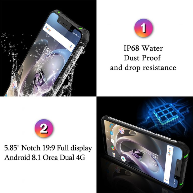 Original Global Version HOMTOM ZOJI Z33 IP68 Waterproof Smartphone Quad Core
