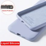 Thin Soft Case For iPhone 7 8 6 6s 10 Plus Luxury Liquid Silicone Cover Candy