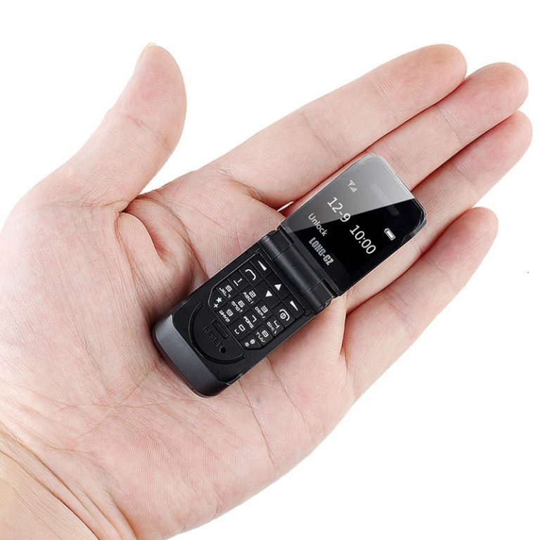 clamshell small Mini flip mobile phone Bluetooth dialer push-button gsm cheap Magic Voice Single sim Unlock cellphone 1 Pocket-Sized Power – Mini Flip Mobile Phone with Bluetooth & GSM Unlocked
