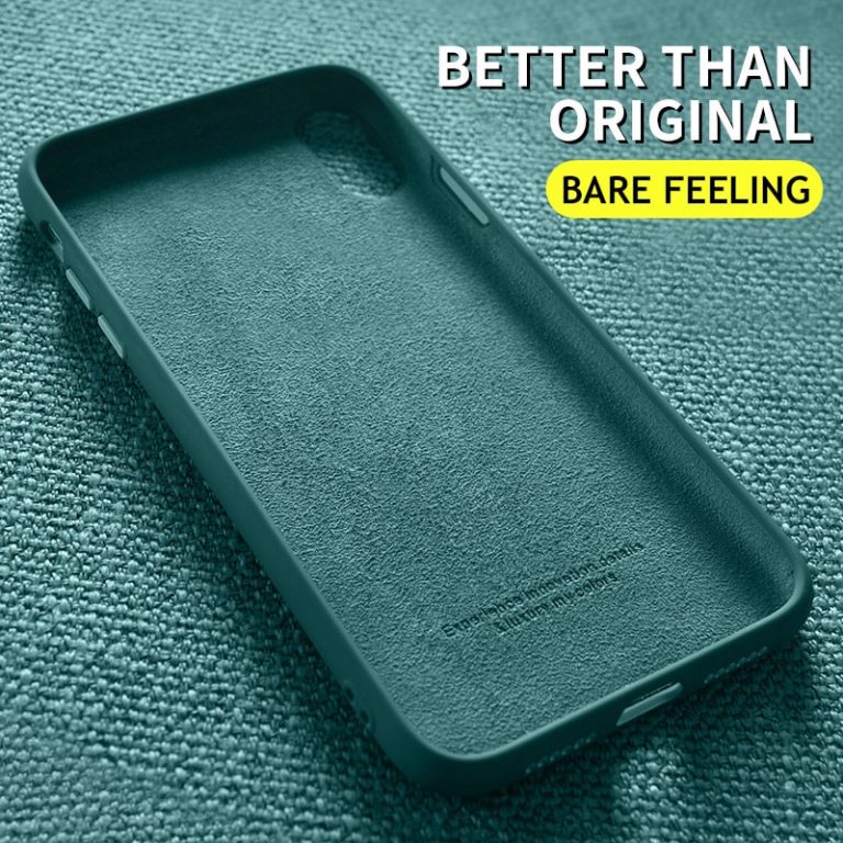 Thin Soft Case For iPhone 7 8 6 6s 10 Plus Luxury Liquid Silicone Cover Candy