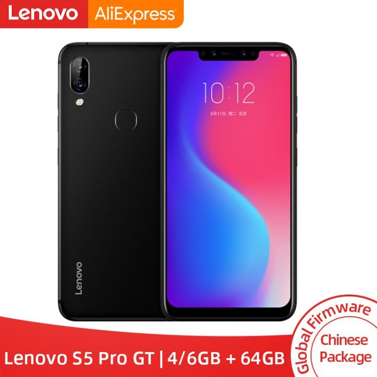 Global ROM Lenovo S5 Pro GT 6GB 64GB Snapdragon 660 Octa Core Smartphone 20MP Quad Cameras 6.2 inch Octa Core 4G LTE Phones