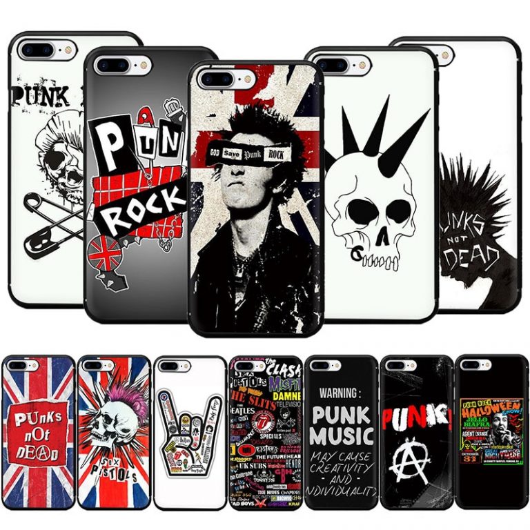 Punk Rock Soft TPU Phone Case for iPhone 11 Pro 5 5s 6 6s 7 8 Plus X XR XS MAX 1 Punk Rock Soft TPU Phone Case for iPhone 11 Pro