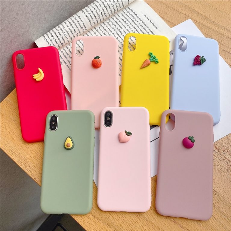 Silicone Phone Case For iphone X XR XS 11 Pro MAX 6S 7 8 Plus For Samsung S10 S9 S8 Note 10 9 8 Soft Cover Cute 3D fruit Silicone Phone Case For iphone X XR XS 11 Pro MAX 6S 7 8 Plus For Samsung S10 S9 S8 Note 10 9 8 Soft Cover Cute 3D fruit