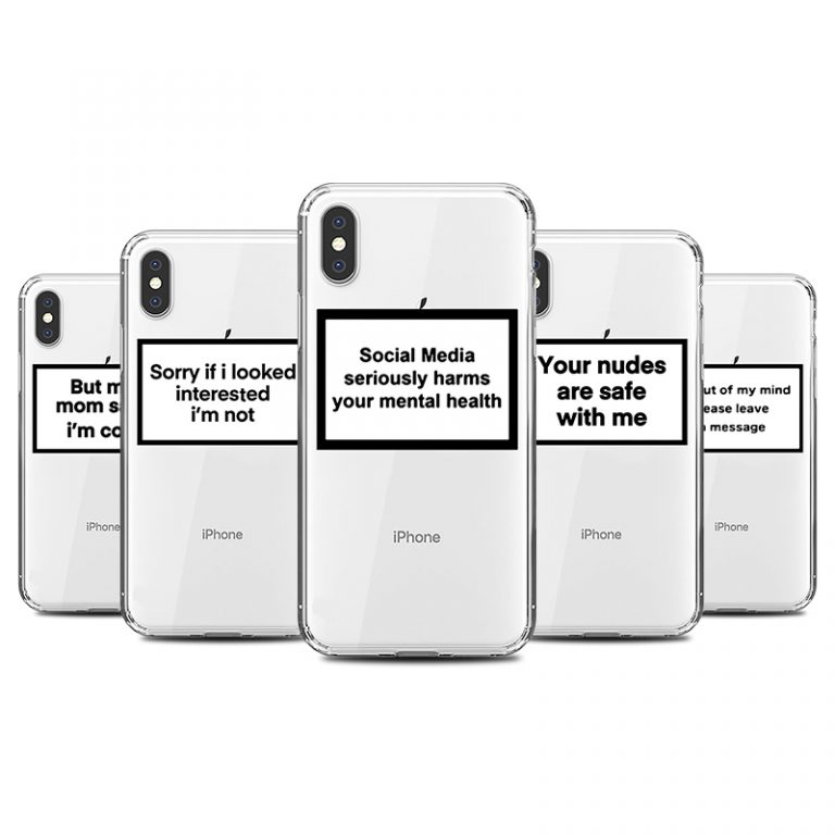 Funny Letter Phone Case for iPhone 11 8 7 6s Plus Pro X XS MAX XR Fitted Cases Fashion Soft Silicone TPU Back Covers Accessories