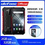 Ulefone Armor X3 ip68 Rugged Waterproof Smartphone Android 9.0 Telephone