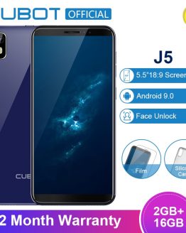 Cubot J5 Android 9.0 18:9 Full Screen 2GB 16GB 5.5 Inch MT6580 Quad-Core Smartphone 2800mAh 3G Dual Nano Sim Celular