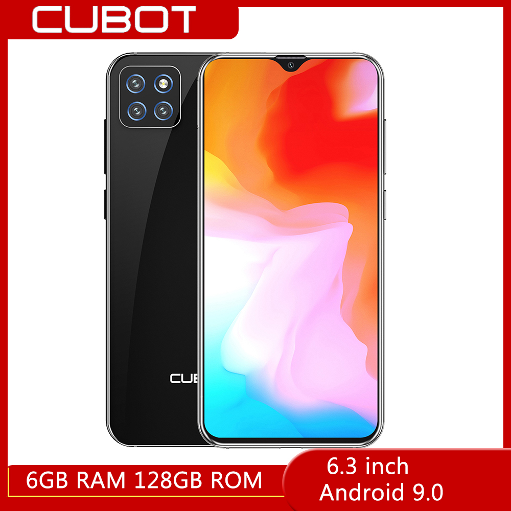 6.3 inch CUBOT X20 Pro 4G Smartphone Android 9.0 Octa Core 6GB RAM 128GB ROM 20.0MP Rear Camera 4000mAh Battery Mobile Phone