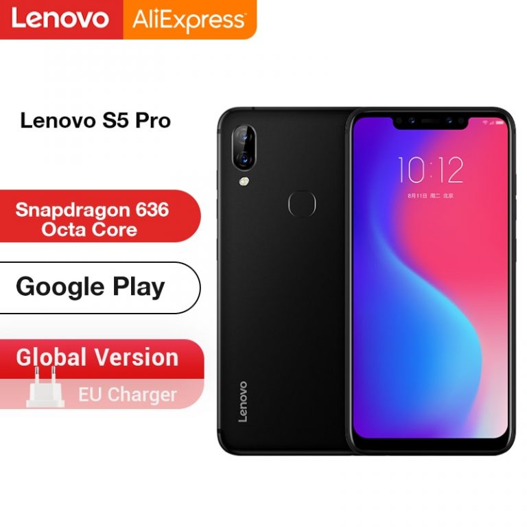 Original Global Version Lenovo S5 Pro 6GB 64GB Snapdragon 636 Octa Core