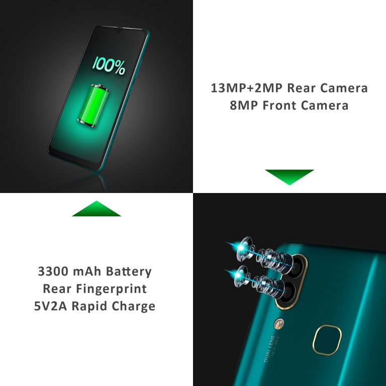 LEAGOO S11 4GB 64GB Mobile Phone Android 9.0 6.3" Waterdrop Display Helio P22 Octa Core 13MP Dual Camera Fingerprint Smartphone 2 ๐Display only LEAGOO S11 โ Waterdrop Display Smartphone with 64GB Storage for Multitaskers ๐๐ฑ