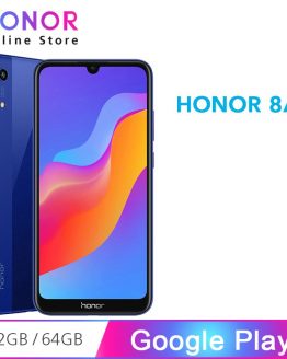 Honor 8A 32GB 8 A Smartphone 6.09" Dewdrop Display MT6765 Octa Core Google Play Android 9 Face ID 13MP Camera