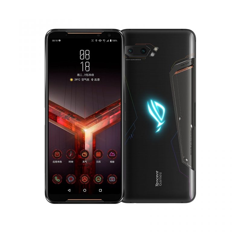 Global ROM ASUS ROG 2 6.59 Inch FHD + 6000mAh Android 9.0 NFC 8GB RAM
