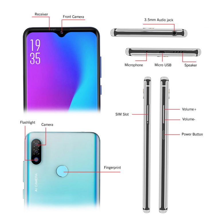 Global Version Allcall S10 Smartphone Helio P23 4GB+64GB Octa core