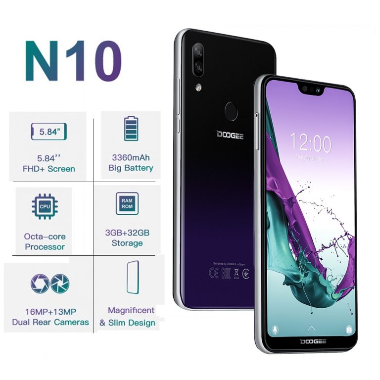 2019 original DOOGEE mobile Phone Octa-Core 3GB RAM 32GB ROM