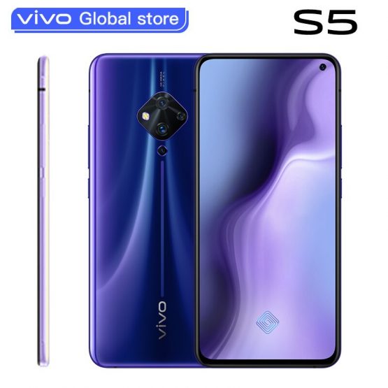 Original new vivo S5 Smartphone Celular Snapdragon 712 8GB 128GB 4100mAh Big Battery 32.0MP+48.0MP 4 Cameras Android Cell Phones