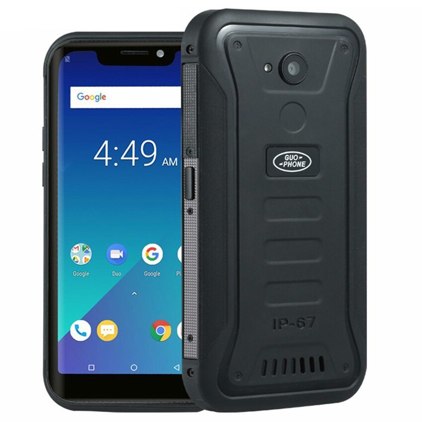Guophone X3 4G smartphone IP68 waterproof Waterproof Android 8.1 Telephone MTK6739 Quad Core 5.5" 4500mAh 2GB+16GB mobile phone