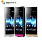 ST23 Original Unlocked Sony Xperia miro Original Unlocked ST23i GSM 3.5"inch 3G 5MP GPS WIFI Android Smartphone 512 RAM 1500 mah
