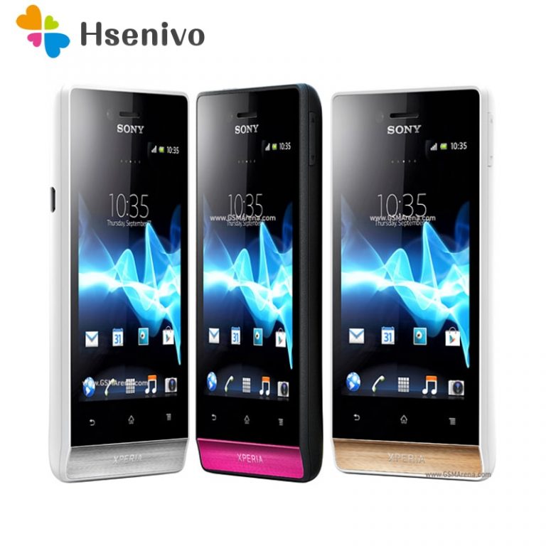 ST23 Original Unlocked Sony Xperia miro Original Unlocked ST23i GSM 3.5"inch 3G 5MP GPS WIFI Android Smartphone 512 RAM 1500 mah