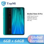 Original Global Version Xiaomi Redmi Note 8 Pro 6GB 64GB Smartphone 64MP Quad Camera 6.53" Screen MTK Helio G90T NFC Cellphone
