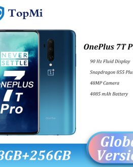 In Stock Global Version OnePlus 7T Pro Smartphone 8GB RAM 256GB ROM Snapdragon 855 Plus 6.67" Fluid AMOLED 90Hz Screen 48MP Cam