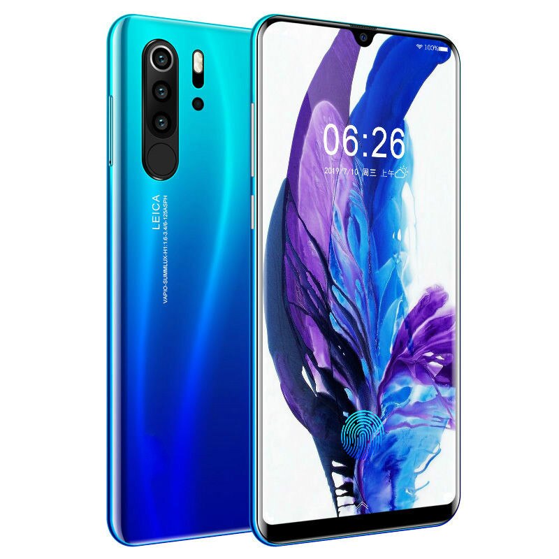 Smartphone Android 4G P30 pro Cellphones European Asian 6.3 Inch Dual Sim Unlocked Mobile Phone Water Drop Screen