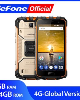 Ulefone Armor 2 IP68 Waterproof Mobile Phone Android 7.0 5.0" FHD MTK6757 Octa Core 6GB+64GB 16MP Global Version 4G Smartphone