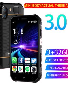 SOYES S10 Waterproof Mini Smartphone Walkie talkie NFC 3GB 32GB 4G 3'' Fingerprint 5MP Rugged Small Phone PK Melrose 2019END XS