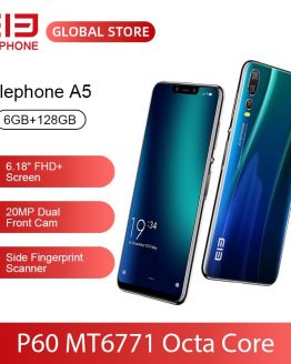 ELEPHONE A5 P60 MT6771 Octa Core Smartphone 6GB 128GB 6.18 Inch FHD+ U-Notch Screen 20MP Front Cam 4000mAh 4G Android 8.1 Mobile