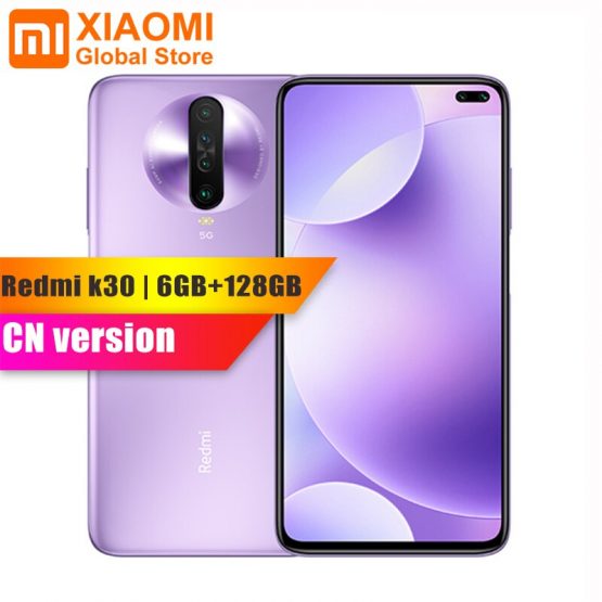 Original Xiaomi Redmi K30 5G 6GB RAM 128GB ROM Smartphone Snapdragon 765G Octa Core 64MP Quad Camera HDR 10 Display 4500mAh