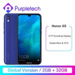Original Global Version Honor 8S Smartphone 32GB ROM 2GB RAM 5.71'' FullView Dewdrop Display MT6761 Quad Core 13MP Rear Camera