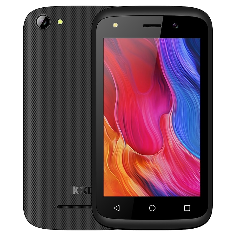 KEN XIN DA KXD W41 Mobile Phone Android 9.0 Cellphone MTK6580 Quad Core 1.3GHz 512MB RAM 4GB ROM 4" Screen 3MP FM 3G Smartphone