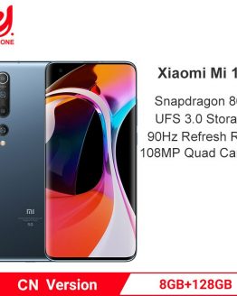 Xiaomi Mi 10 8GB 128GB Snapdragon 865 Octa Core Smartphone 5G Mobile Phone 108MP Quad Camera 6.67" AMOLED Screen 4780mAh Battery