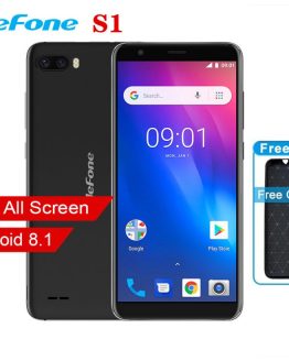 Ulefone S1 Mobile Phone Android 8.1 5.5 inch 18:9 MTK6580 Quad Core 1GB RAM 8GB ROM 8MP+5MP Rear Dual Camera 3G Smartphone