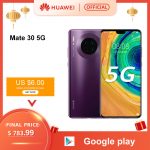 Original Huawei Mate 30 5G Version 8GB 128GB 256GB Kirin 990 Smartphone 40MP Triple Cameras 24MP Front Camera 6.62'' Inch