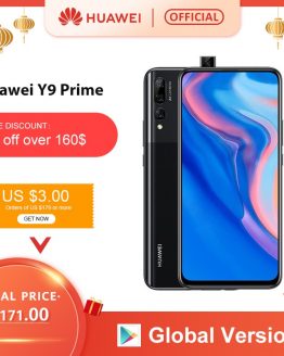 Global Version Huawei Y9 Prime 2019 Smartphone AI Triple Rear Cameras 4GB 128GB Auto Pop Up Front Camera 6.59“ cellphone