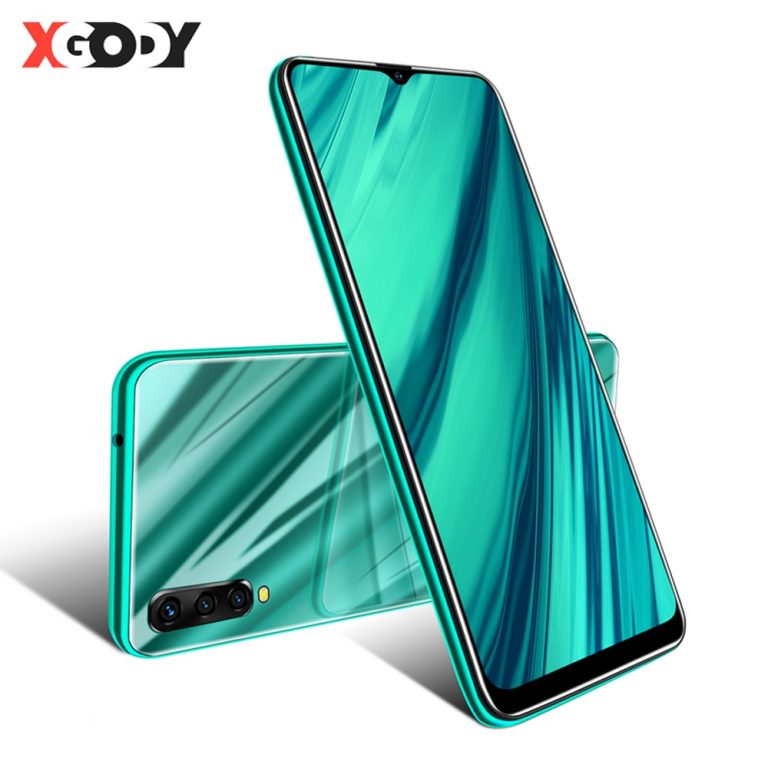XGODY 6.53 Inch 3G Mobile Phone Android 9.0 Celular Waterdrop Screen