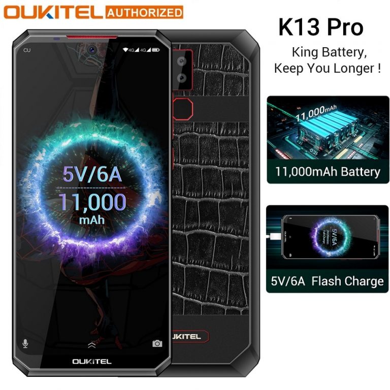 OUKITEL K13 Pro Android 9.0 6.41 inch 19.5:9 4GB 64GB 720*1560 Smartphone