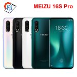 Original Meizu 16S Pro Mobile Phone 6.2 inch FHD+ 6G/8G + 128G/256G Snapdragon 855 Plus Octa Core Android 9.0 NFC Smartphone