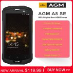AGM A8 SE IP68 Waterproof 4G smartphone QUALCOMM 5.0"HD 4050mAh
