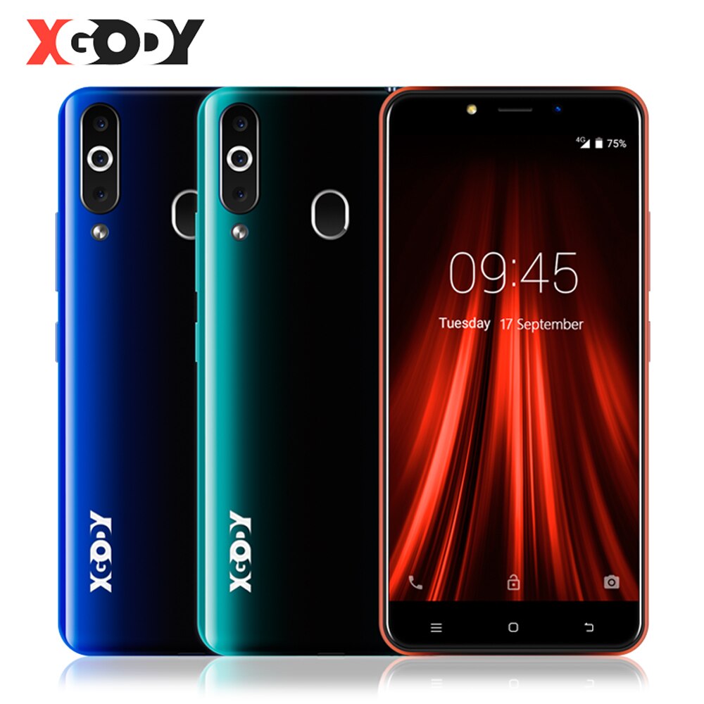 XGODY K20Pro 5.5" 18:9 Smartphone Android 6.0 Dual 4G Sim 2GB 16GB MTK6737 Quad Core 5.0MP WiFi 2300mAh Fingerprint Mobile Phone
